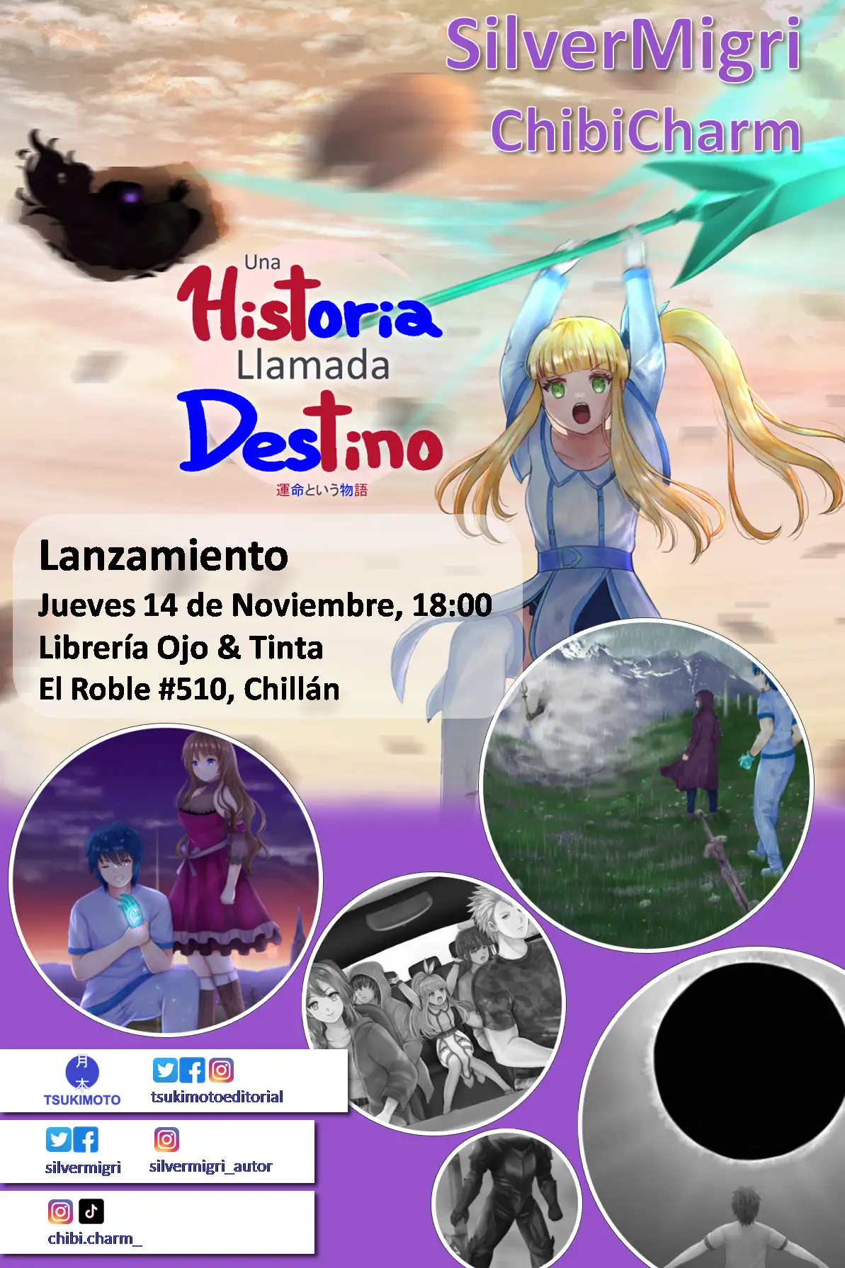 Lanzamiento de Una Historia Llamada Destino 3 se realiza en Librería Ojo y Tinta